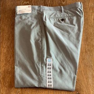 Slim fit houndstooth dress pants 35x32